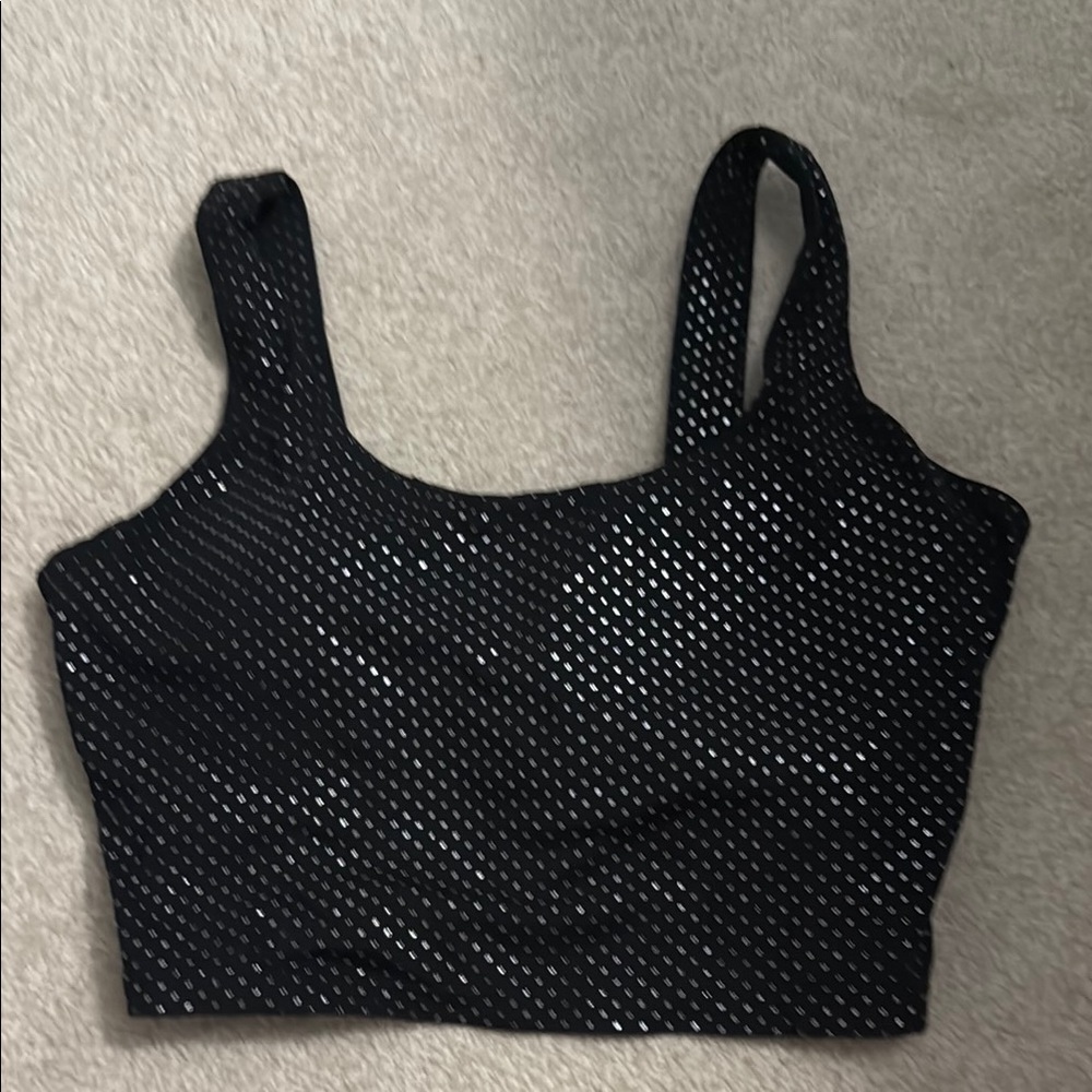 Girls Night Out Black and Silver Women's Top